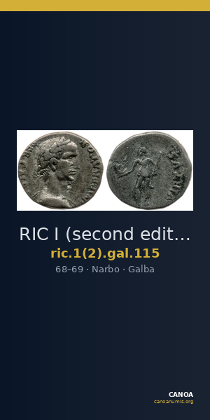 RIC I (second edition) Galba 115 — CANOA