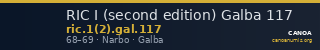 RIC I (second edition) Galba 117 — CANOA
