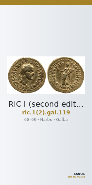RIC I (second edition) Galba 119 — CANOA