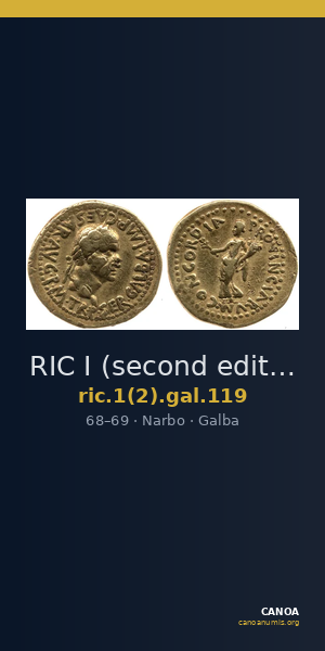 RIC I (second edition) Galba 119 — CANOA