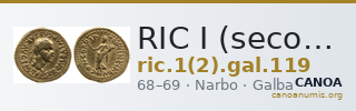 RIC I (second edition) Galba 119 — CANOA