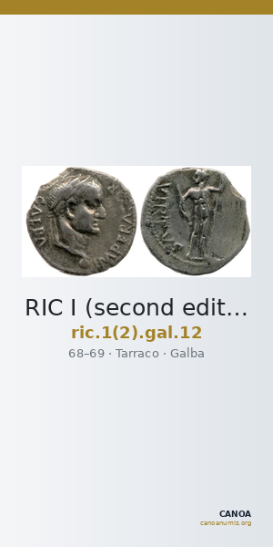 RIC I (second edition) Galba 12 — CANOA