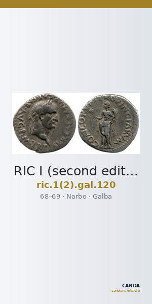 RIC I (second edition) Galba 120 — CANOA