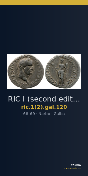 RIC I (second edition) Galba 120 — CANOA