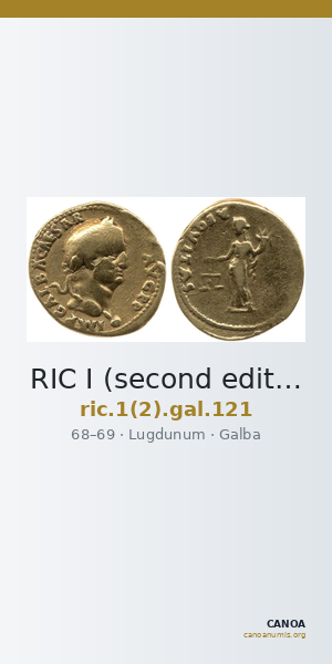 RIC I (second edition) Galba 121 — CANOA