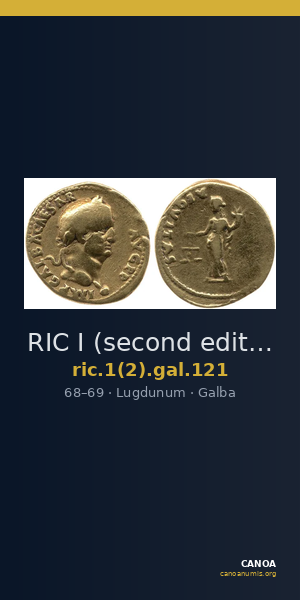 RIC I (second edition) Galba 121 — CANOA