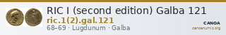 RIC I (second edition) Galba 121 — CANOA