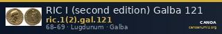 RIC I (second edition) Galba 121 — CANOA