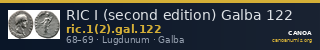 RIC I (second edition) Galba 122 — CANOA