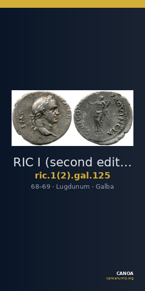 RIC I (second edition) Galba 125 — CANOA