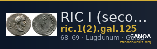 RIC I (second edition) Galba 125 — CANOA