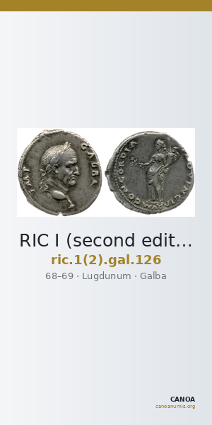 RIC I (second edition) Galba 126 — CANOA