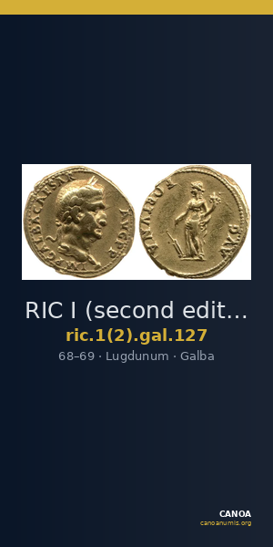 RIC I (second edition) Galba 127 — CANOA