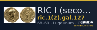 RIC I (second edition) Galba 127 — CANOA