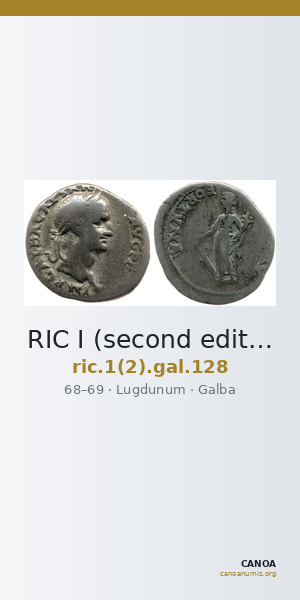 RIC I (second edition) Galba 128 — CANOA