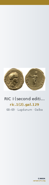RIC I (second edition) Galba 129 — CANOA