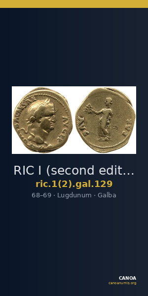 RIC I (second edition) Galba 129 — CANOA