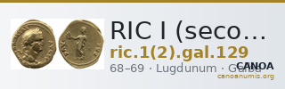 RIC I (second edition) Galba 129 — CANOA