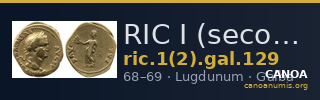 RIC I (second edition) Galba 129 — CANOA