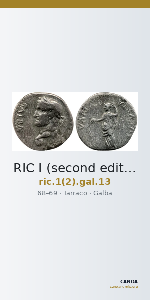 RIC I (second edition) Galba 13 — CANOA