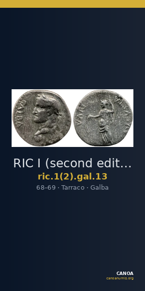 RIC I (second edition) Galba 13 — CANOA