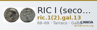 RIC I (second edition) Galba 13 — CANOA