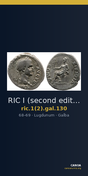 RIC I (second edition) Galba 130 — CANOA