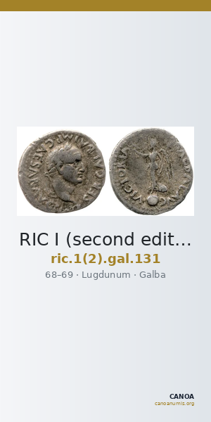 RIC I (second edition) Galba 131 — CANOA