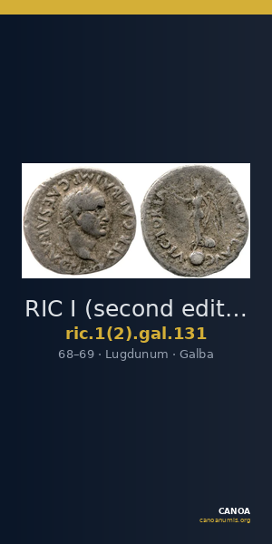RIC I (second edition) Galba 131 — CANOA