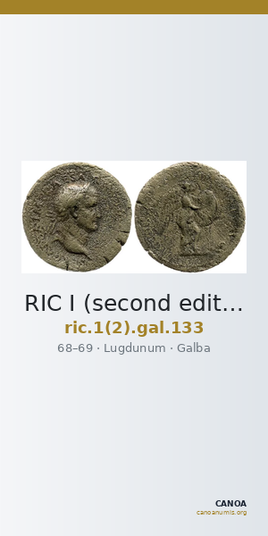 RIC I (second edition) Galba 133 — CANOA
