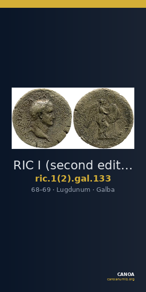 RIC I (second edition) Galba 133 — CANOA