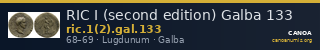 RIC I (second edition) Galba 133 — CANOA