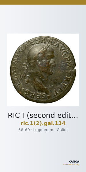 RIC I (second edition) Galba 134 — CANOA