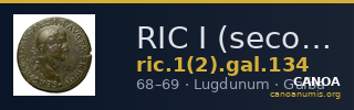RIC I (second edition) Galba 134 — CANOA