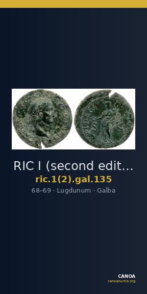 RIC I (second edition) Galba 135 — CANOA