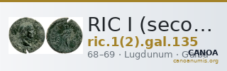 RIC I (second edition) Galba 135 — CANOA