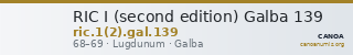 RIC I (second edition) Galba 139 — CANOA