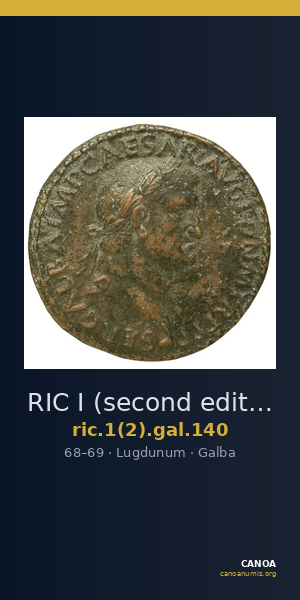 RIC I (second edition) Galba 140 — CANOA