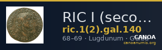 RIC I (second edition) Galba 140 — CANOA