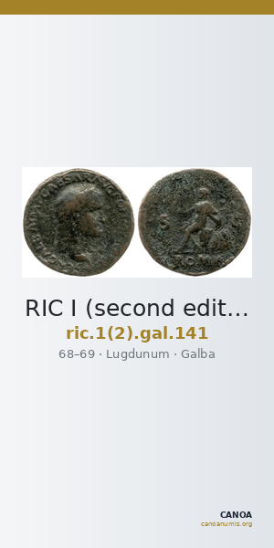 RIC I (second edition) Galba 141 — CANOA