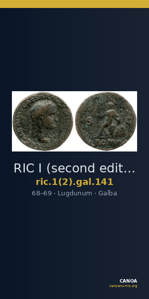 RIC I (second edition) Galba 141 — CANOA
