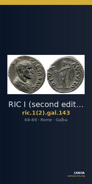 RIC I (second edition) Galba 143 — CANOA
