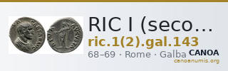 RIC I (second edition) Galba 143 — CANOA