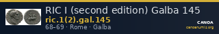RIC I (second edition) Galba 145 — CANOA