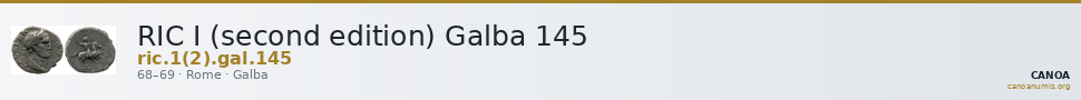 RIC I (second edition) Galba 145 — CANOA