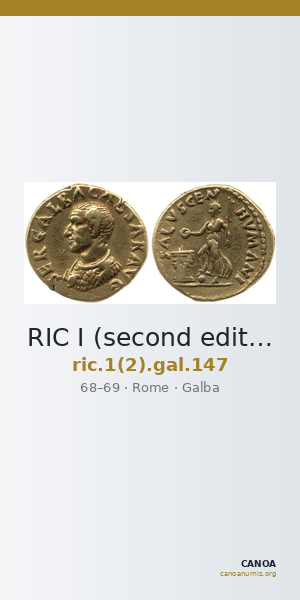 RIC I (second edition) Galba 147 — CANOA