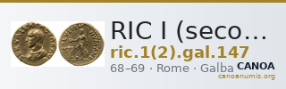 RIC I (second edition) Galba 147 — CANOA