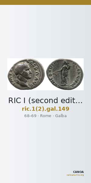 RIC I (second edition) Galba 149 — CANOA