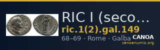RIC I (second edition) Galba 149 — CANOA