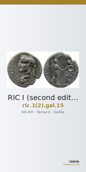 RIC I (second edition) Galba 15 — CANOA